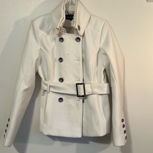 Black Rivet pea coat